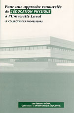 Couverture de l'ouvrage «Pour une approche renouvelée de l'éducation physique à l'Université Laval»